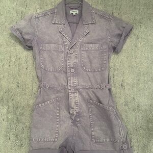 Pistola Lavender Denim Romper